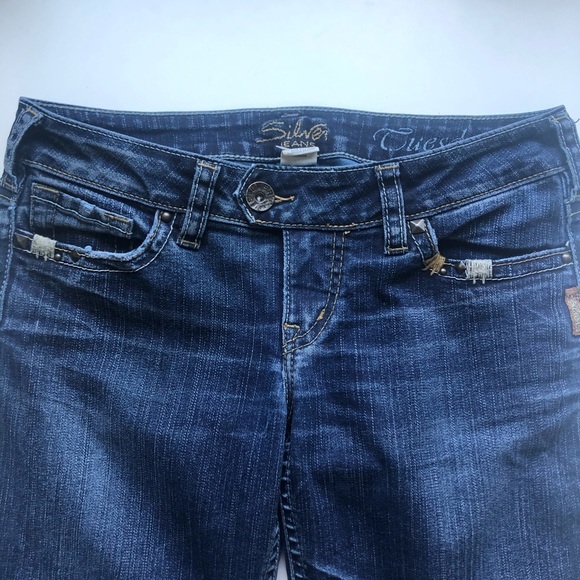 Silver Tuesday Low Rise Boot Cut Flare Jeans - Picture 4 of 10